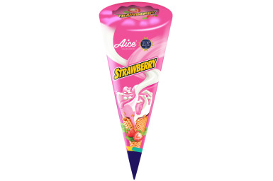 Рожок Aice «Strawberry» с клубникой